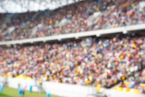 Stands at a sporting event stadium. Stock Photos