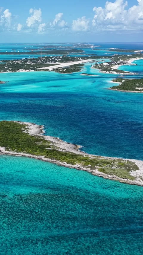 Staniel Cay In Exuma Islands In Black Point Bahamas. Stock Footage 324100252
