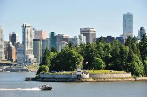 Stanley Park in Canada Stock Photos