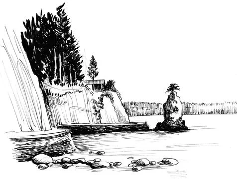 Stanley Park Stock Illustration