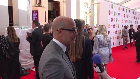 Stanley Tucci, Sam Ryder and Bugzy Malon... Stock Video Pond5