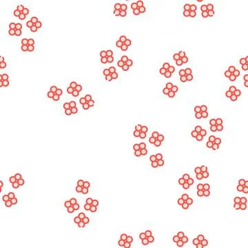 Staphylococcus aureus color icon vector isolated illustration Illustrazione stock