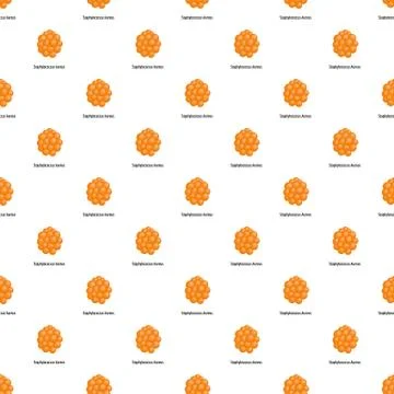 Staphylococcus aureus pattern seamless Stock Illustration