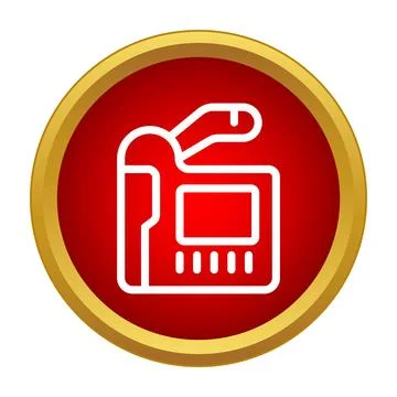 Staple gun icon signifying construction and diy tools Stock Illustration