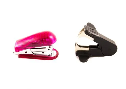 Staple remover and stapler Stock Photos