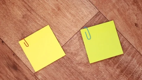 Stapled coloreful sticker on the floor Stock Footage 99954874