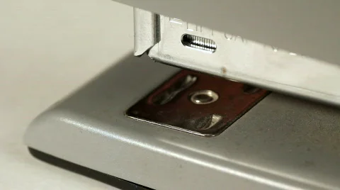 Stapler 02 HD Stock Footage 696141