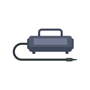 Stapler air compressor icon flat isolated vector Stock Illustration