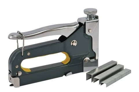 Stapler and staples Stock Photos