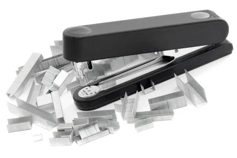 Stapler and staples Stock Photos