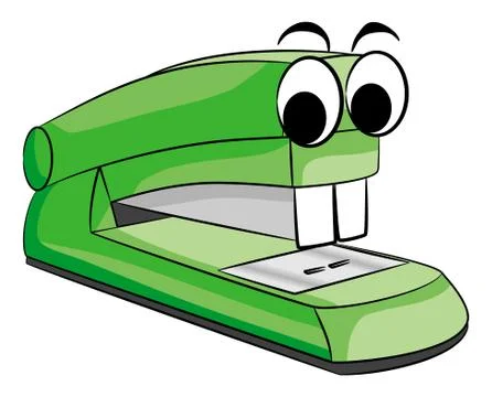 Stapler animal Stock Illustration