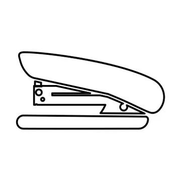 Stapler black color icon . Stock Illustration