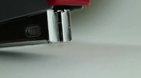 Stapler close up Stock Footage 26309492