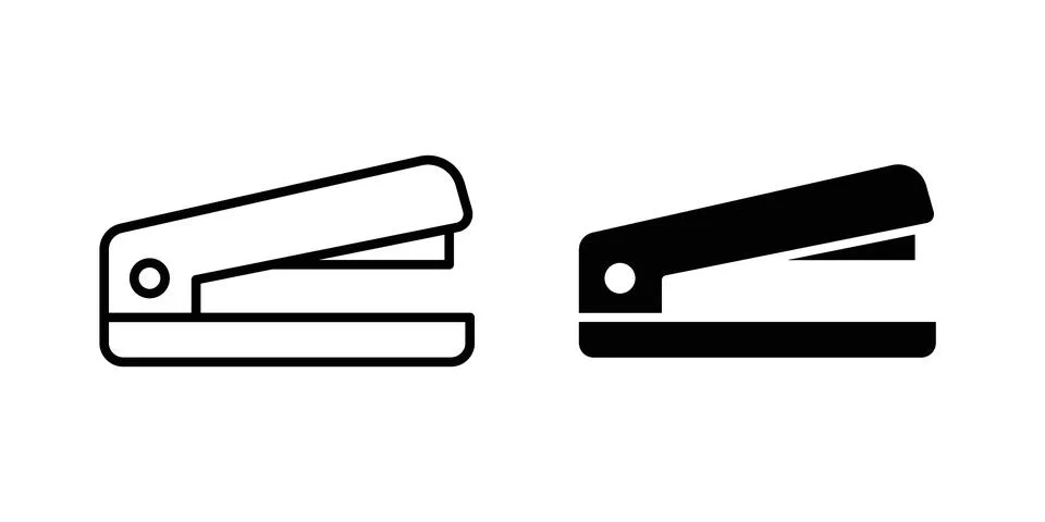 Stapler icon concept. best for web design Stock Illustration