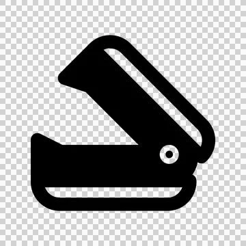 Stapler Icon. Flat Color Design. Vector Illustration. Stock Illustration