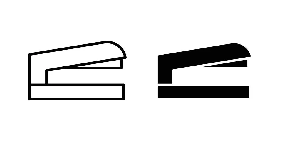Stapler icon Illustration Eps10 for web or app Stock Illustration
