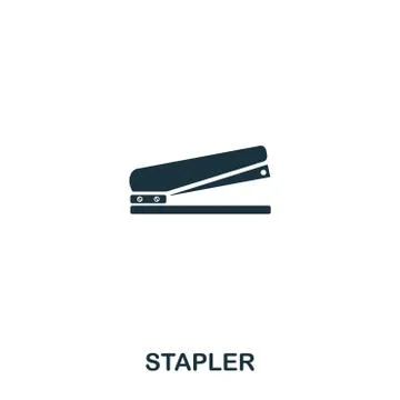 Stapler icon. Line style icon design. UI. Illustration of stapler icon Stock Illustration
