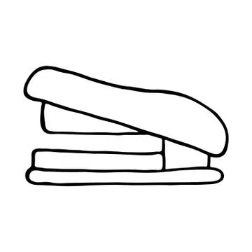 Stapler icon. Outlined Stock Illustration