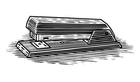 Stapler Stock Illustration