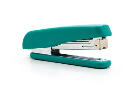 Stapler machine on a white background 스톡 사진