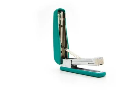 Stapler machine on a white background 스톡 사진
