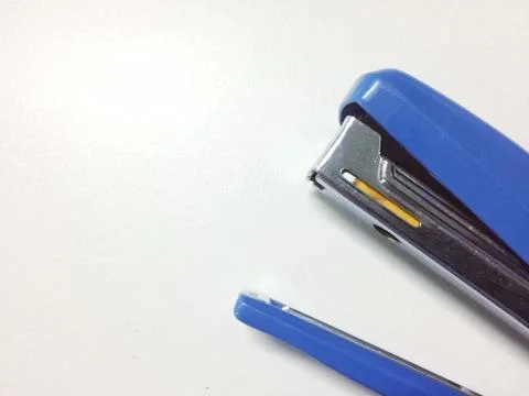 Stapler for office White background. Stock Photos