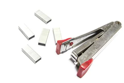 Stapler paper Stock Photos