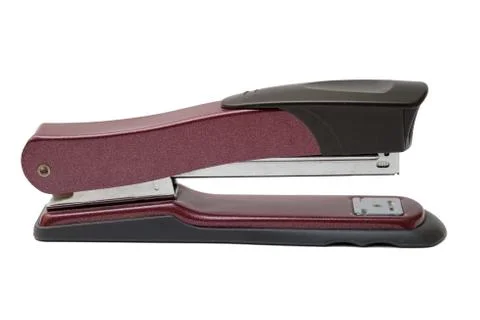 Stapler paper on a white background Stock Photos