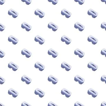 Stapler pattern creating seamless office stationery background 스톡 일러스트