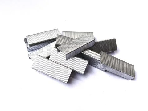 Stapler refil with isolated white background Stock Photos