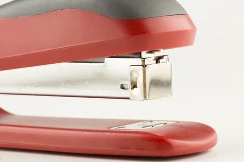 Stapler for stapling papers on a table 写真素材