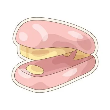 Stapler sticker Stock Illustration