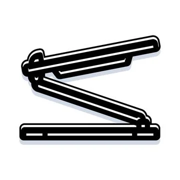 Stapler tool for office and school supplies Stock Illustration