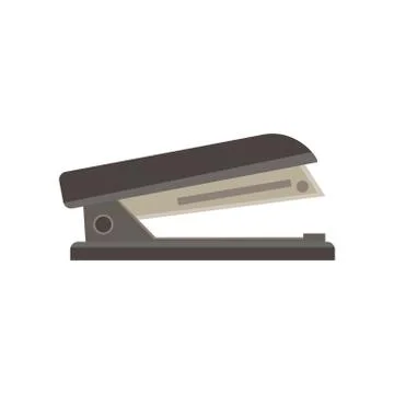 Stapler vector illustration isolated icon office business clip design flat ir Stock Illustration