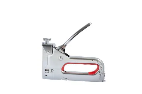 Stapler. Working tool on a white background. Repair and construction Stock Photos