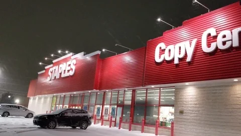 Staples 1 Stock Footage 102069841