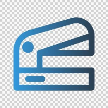 Staples outline icon. with gradient colors suitable for interfaces Stock Illustration