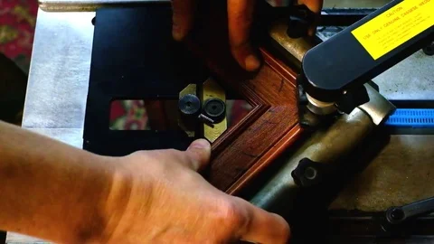 Staples Staple frames on the machine Stock Footage 72753512