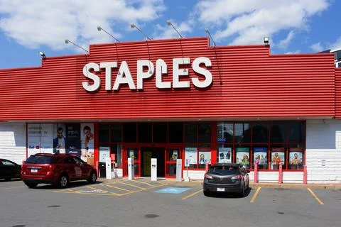 Staples store in Halifax, Canada Stock Photos