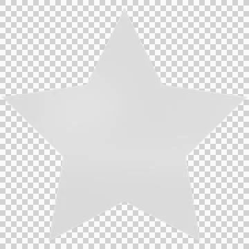Star 3d - 5 point star - Christmas star isolated Stock Illustration