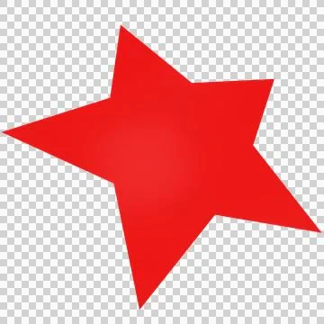 Star 3d - 5 point star - Christmas star isolated Stock Illustration