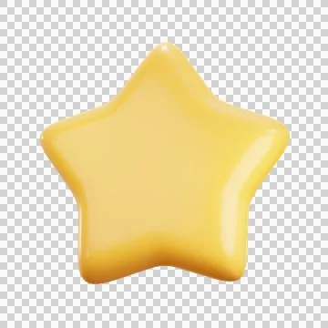 Star 3D Illustrations, 3D rendering Stock Illustration