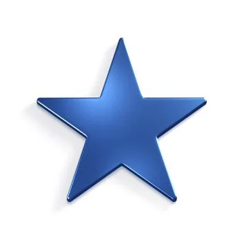 Star. 3D Rendering Illustration Stock Illustration