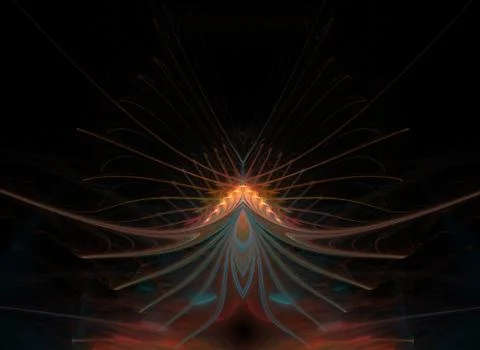 Star abstract flower Stock Illustration