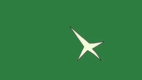 Star airplane arrow small object in the middle layers emotion creative Stock Footage 335696057