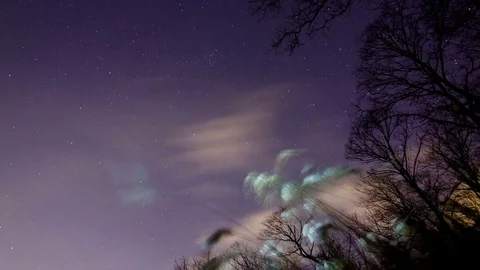 Star and Cloud Timelapse Tracking Shot 4K 動画素材 71938984
