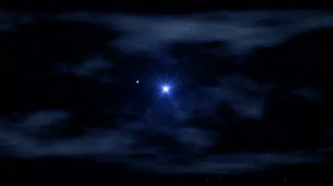 Star and meteor Stock Footage 8960708