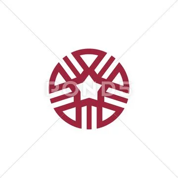 Star and military insignia sign Stock Illustration