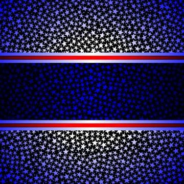 Star and stripe background Stock Illustration