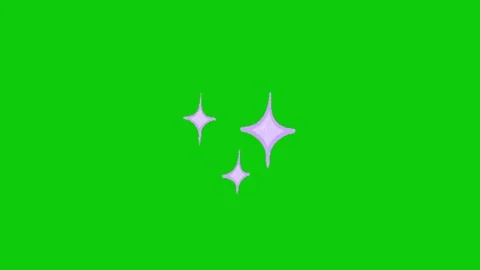 Star animation on chroma key background Stock-Footage 331967127